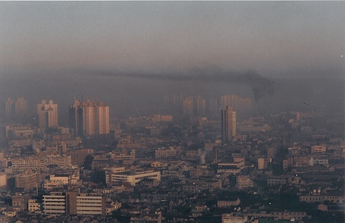 Smog en Shanghai. (Wikimedia Commons)