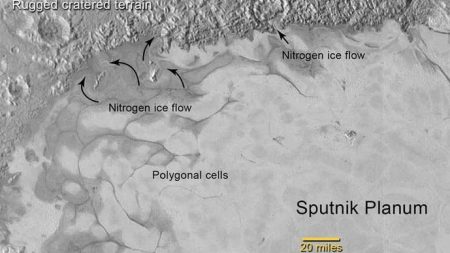 Descubren neblina y hielo que se desliza en Plutón