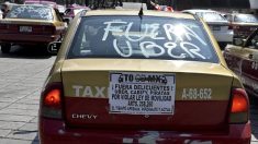 Taxistas mexicanos lanzan frente internacional contra Uber y Cabify