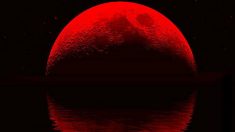 El eclipse lunar de septiembre será de luna roja
