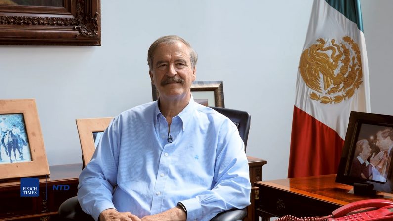 El ex presidente mexicano Vicente Fox, en el Centro Fox, cerca de León, México. (Seth Hirsch/La Gran Época)