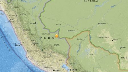 Sismo de 7,3 grados de magnitud sacude zona centro sur de Perú