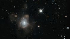 Telescopio Espacial Hubble captura la colisión de dos galaxias