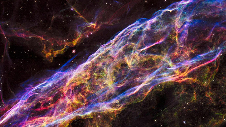 La Nebulosa del Velo, capturada por el telescopio Hubble / NASA
