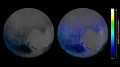 NASA confirma que la superficie de Plutón está llena de agua congelada