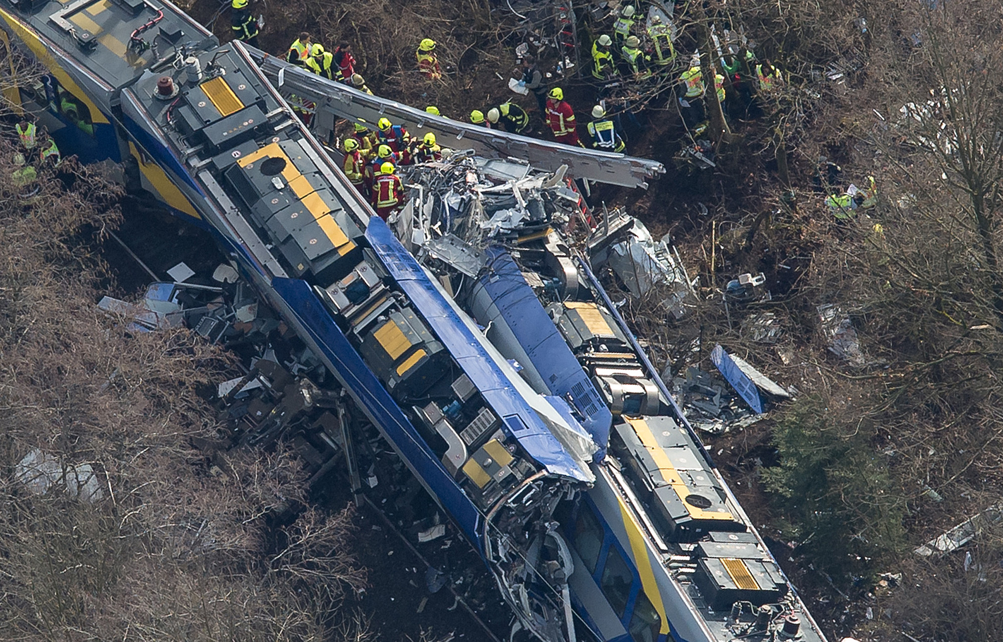 Choque de trenes en Alemania deja 14 heridos, tres de ellos de gravedad