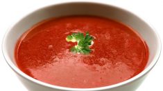 Sopa de tomate para las noches de lluvia
