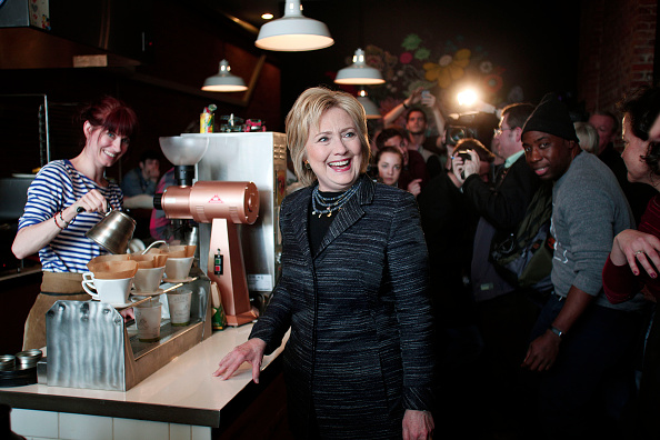 La candidata presidencial demócrata Hillary Clinton. (Foto por Bill Pugliano/Getty Images)