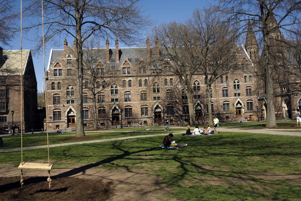 Universidad de Yale en New Haven, Connecticut. New Haven ofrece muchas ofertas educativas y culturales que atraen a los visitantes de la ciudad. (Foto por Christopher Capozziello/Getty Images)