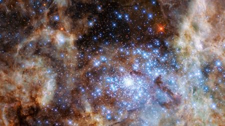 El Hubble descubre el mayor grupo de estrellas gigantes