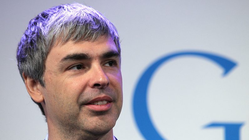 Co-fundador de Google y CEO, Larry Page (Foto por Justin Sullivan / Getty Images)