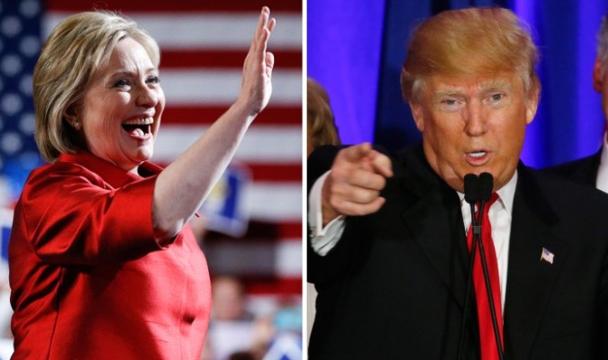 Hillary Clinton y Donald Trump (Foto: Green Watch)
