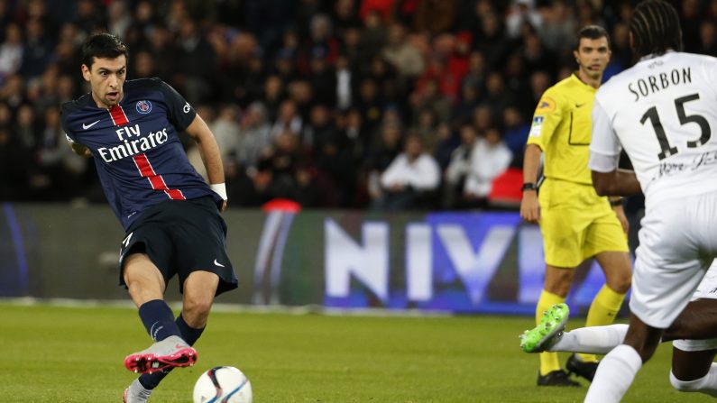 El jugador argentino Javier Pastore podría integrar las filas del FC  Barcelona. (THOMAS SAMSON/AFP/Getty Images)