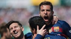 Messi y Mascherano, campeones de la Liga Española con Barcelona