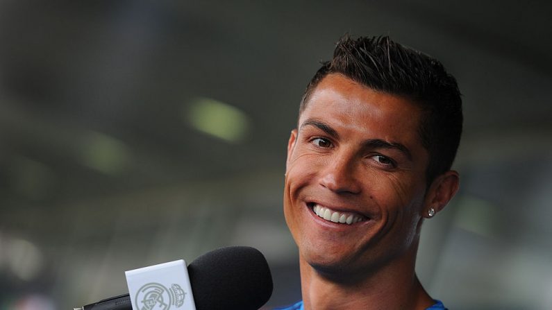 Cristiano Ronaldo afirmó que se quiere retirar en el Real Madrid. (Denis Doyle/Getty Images)