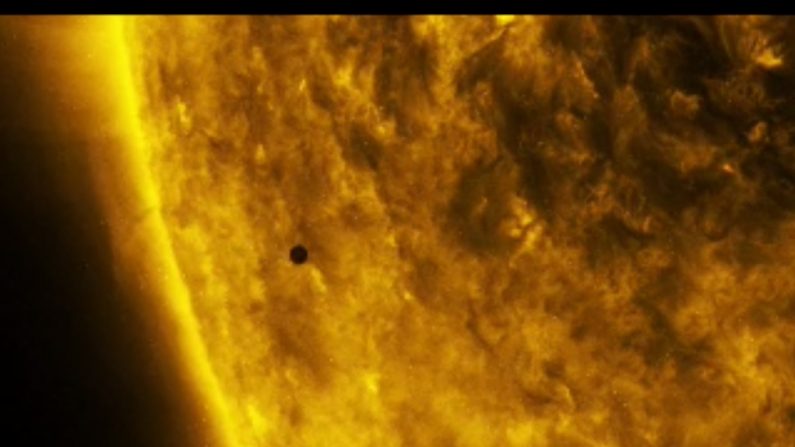Transito de Mercurio delante del sol