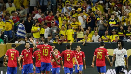 Copa América: Colombia perdió 2-3 y finalizó segunda en el Grupo A