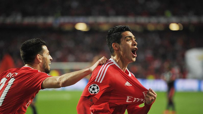 El futbolista mexicano Raúl Jiménez ya es parte del Benfica. (Octavio Passos/Getty Images)