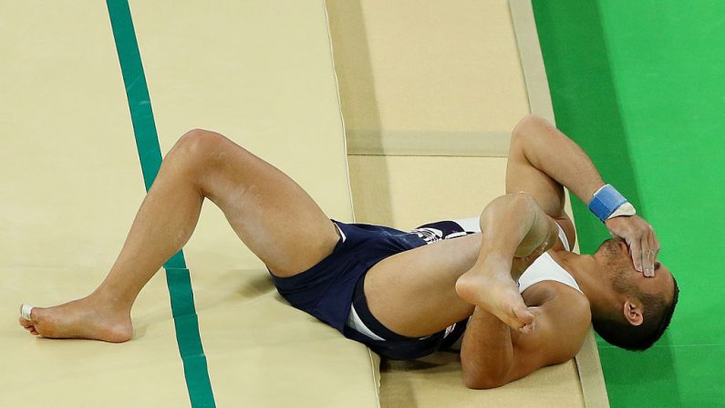 Samir Ait dijo de Francia rompe su pierna mientras competía en Río de Janeiro, Brasil. (Foto por Scott Halleran/Getty Images)