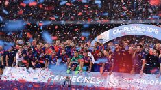 Supercopa de España: Barcelona goleó 3-0 a Sevilla con tanto de Messi y se coronó campeón