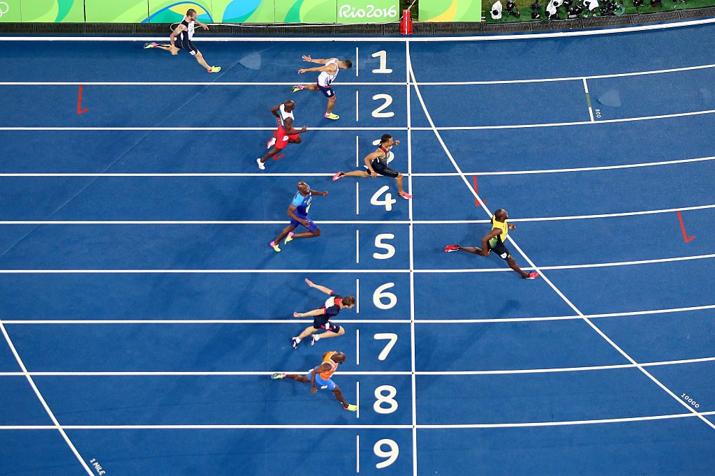 Usain Bolt de Jamaica. (Foto por Ian Walton/Getty Images)