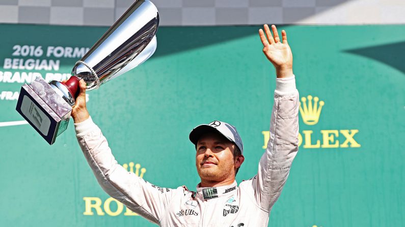 Nico Rosberg de Alemania y Mercedes GP (Foto por Mark Thompson/Getty Images)