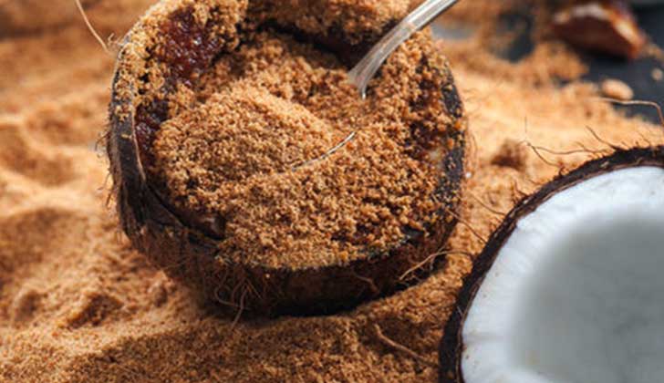 Azúcar de coco, una alternativa saludable al azúcar blanco. Foto: Pixabay