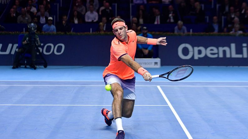 Juan Martin Del Potro de Argentina. (Foto por Harold Cunningham/Getty Images)