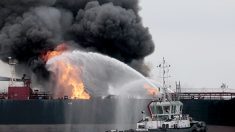 Incendio en plataforma petrolera en el Golfo de México