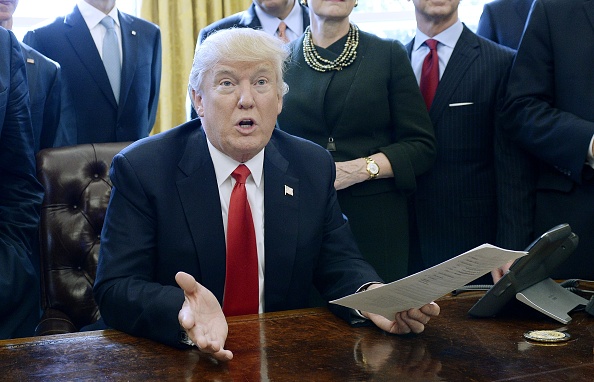 El presidente estadounidense, Donald Trump. (Olivier Douliery - Pool / Getty Images)