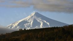 Alerta amarilla en el volcán Lanín en La Araucanía