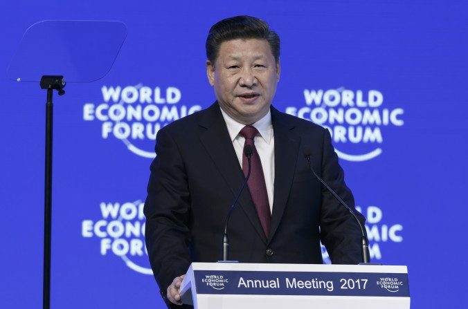 líder de China, Xi Jinping, asiste al Foro Económico Mundial de Davos el 17 de enero de 2017. (Fabrice Coffrini / AFP / Getty Images)