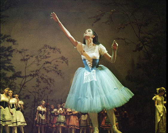 Giselle en el primer acto del Ballet clásico romántico del músico francés Adolphe Charles Adam (1803 -1856). (Boris Riabinin/Wikimedia Commons)