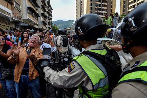 Protestas por crisis social, política y económica en Venezuela. Foto: JUAN BARRETO/AFP/Getty Images
