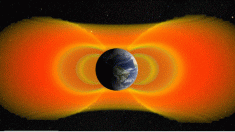 La NASA muestra los cinturones de radiación de electrones que rodean la Tierra