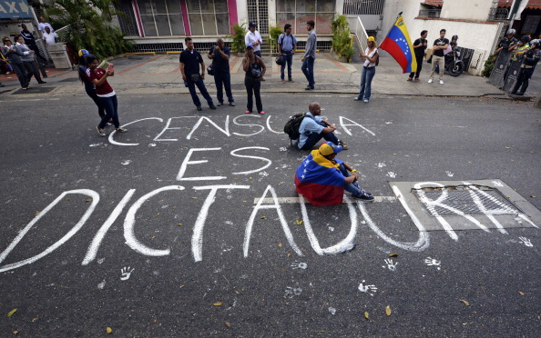 Censura en Venezuela. Foto: JUAN BARRETO/AFP/Getty Images