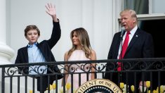 Melania anunció que se mudará a Washington junto con su hijo Barron Trump
