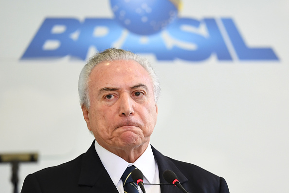 El presidente de Brasil Michel Temer fue grabado en una polémica conversación de compra de silencio. (Foto: EVARISTO SA/AFP/Getty Images)