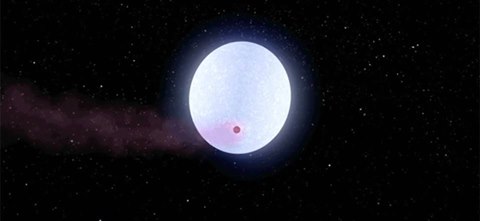 Astrónomos de la Universidad Estatal de Ohio y de la Universidad de Vanderbilt que han descubierto el planeta más caliente que la mayoría de estrellas, prevén lo que le sucederá. (Imagen: Robert Hurt, NASA / JPL-Caltech vía OSU)
