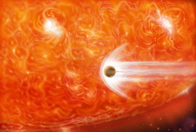 Científicos argentinos y brasileños descubren por primera vez una estrella con las tres características de una "come planetas" (Crédito: NASA)