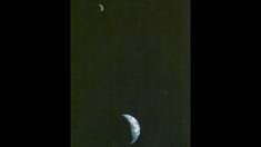 Se cumplen 40 años de la primera imagen de la Tierra y la Luna juntas