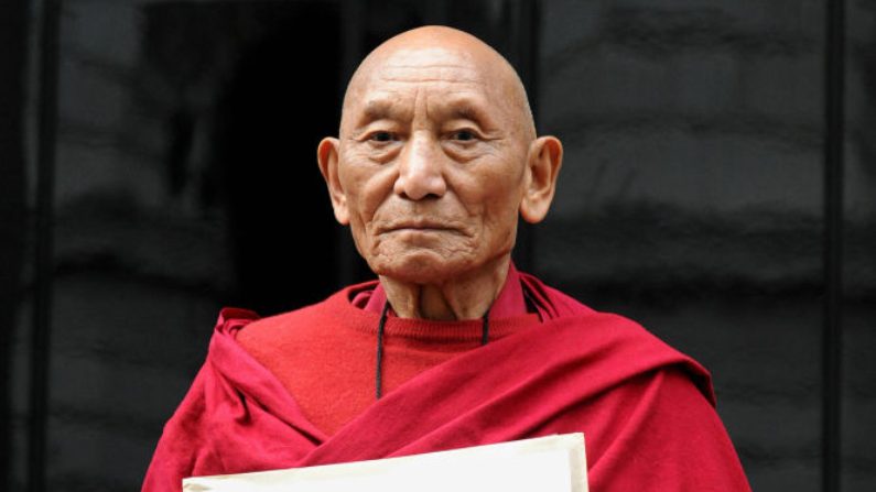 El monje tibetano Palden Gyatso. (Leon Neal/AFP via Getty Images)