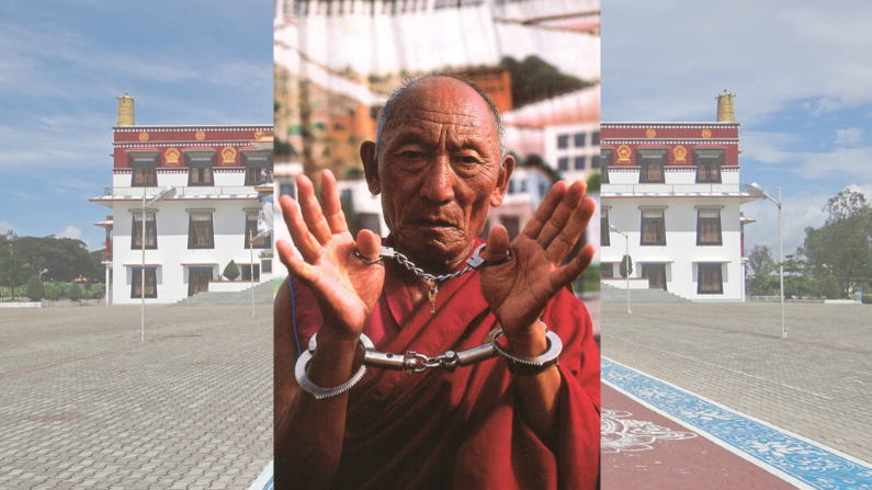 El monje tibetano Palden Gyatso. (Monasterio/Bishnu Sarangi/Pixabay | BY-SA 4.0/Wikipedia) 