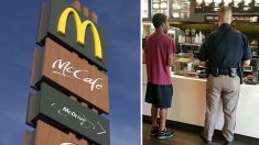 Oficial blanco se acerca a joven negro en un McDonald’s y mujer toma una foto de lo que sucede luego