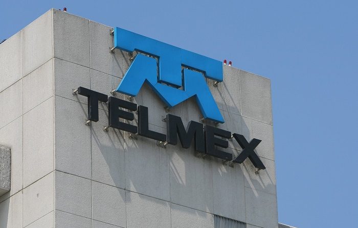 La sede de la empresa telefónica mexicana Telmex, perteneciente al Grupo Carso. (Omar Torres/AFP/Getty Images)