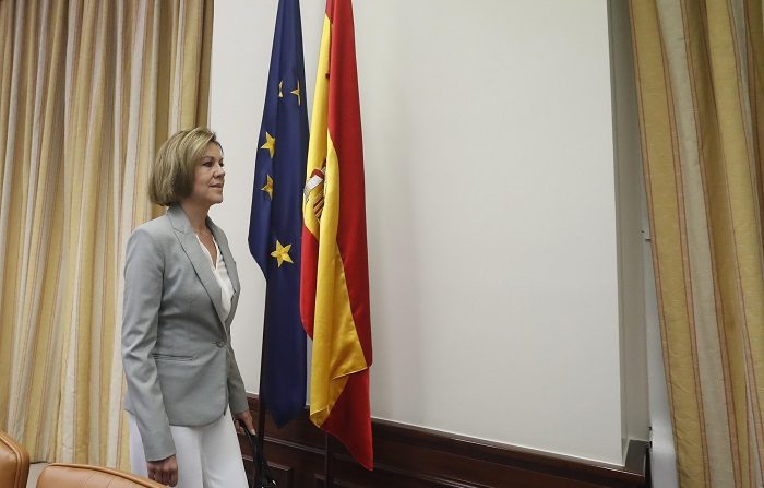 El Centro Delàs denuncia que el gasto militar español es de 54,6 millones diarios
La ministra de Defensa, María Dolores de Cospedal. EFE/Archivo