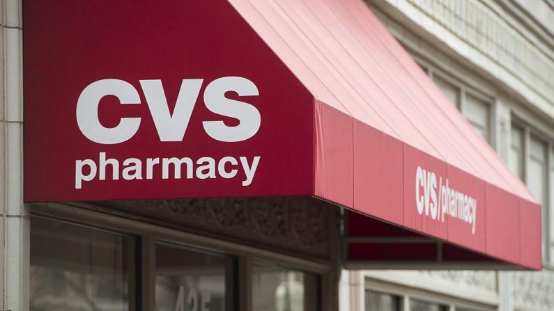 Una farmacia CVS es vista en Washington, DC. AFP / SAUL LOEB (El crédito de la foto debe leer SAUL LOEB/AFP/Getty Images)