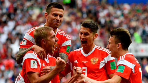 Mundial 2018: Rusia 5 – Arabia Saudita 0, un partido inaugural con goleada y muchos récords