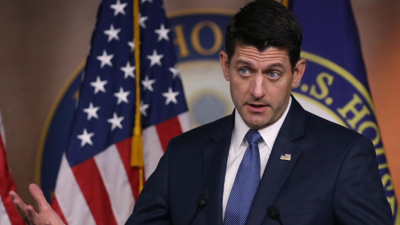 El presidente de la Cámara en Estados Unidos, Paul Ryan (Getty Images)