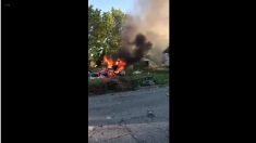 Video: adolescente escapa milagrosamente de avioneta en llamas en Detroit, EE.UU